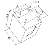 PCB Montáž Neinvazívne AC snímač napätia